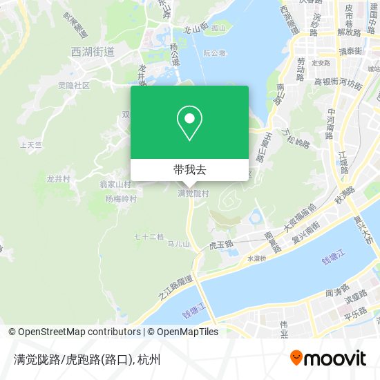 满觉陇路/虎跑路(路口)地图