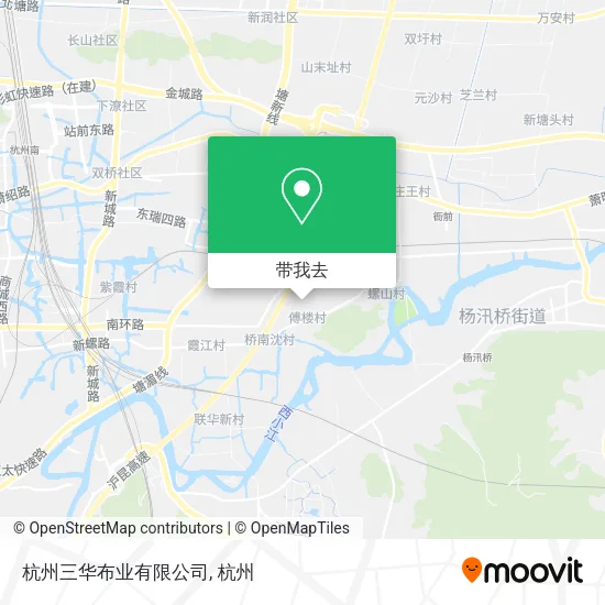 杭州三华布业有限公司地图