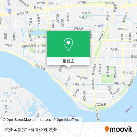 杭州金新实业有限公司地图
