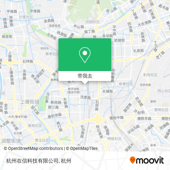 杭州在信科技有限公司地图