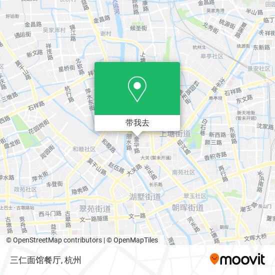 三仁面馆餐厅地图