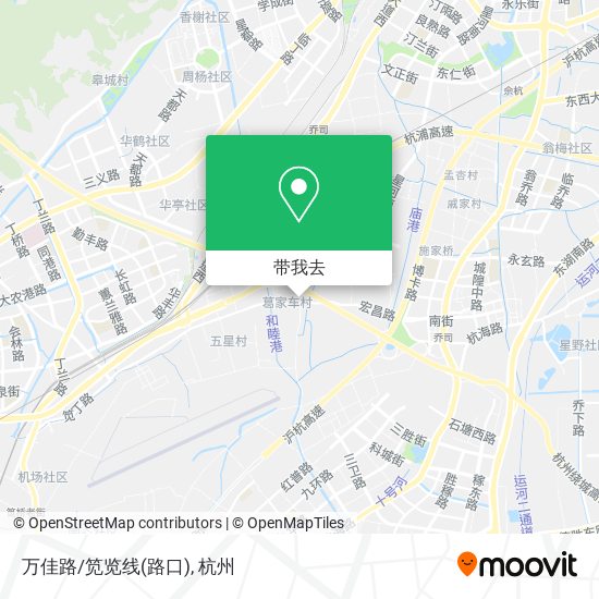万佳路/笕览线(路口)地图