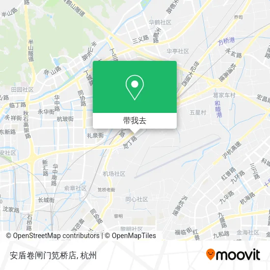 安盾卷闸门笕桥店地图