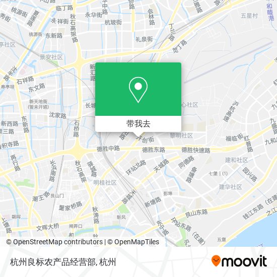 杭州良标农产品经营部地图