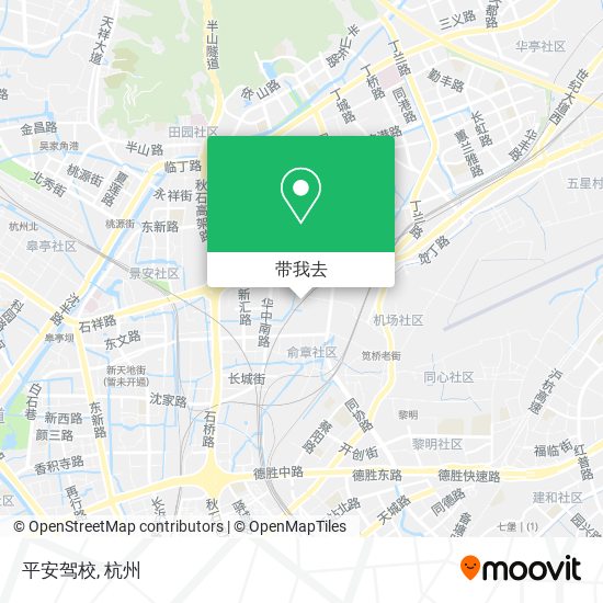 平安驾校地图
