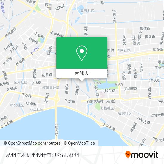 杭州广本机电设计有限公司地图