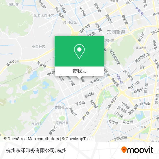 杭州东泽印务有限公司地图