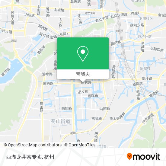 西湖龙井茶专卖地图