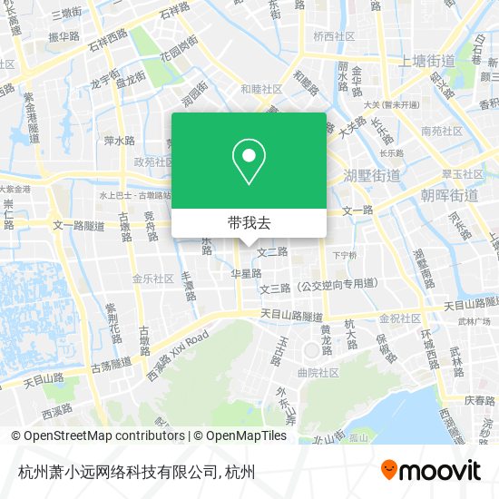 杭州萧小远网络科技有限公司地图