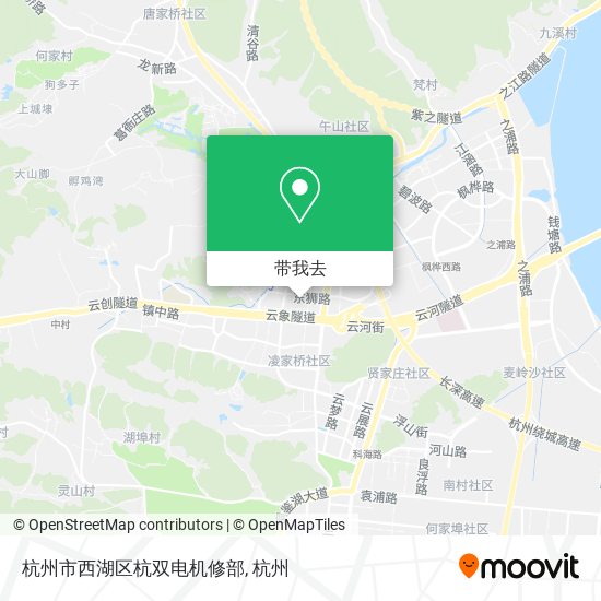 杭州市西湖区杭双电机修部地图