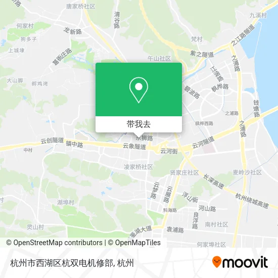 杭州市西湖区杭双电机修部地图