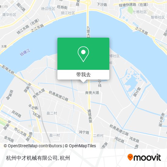 杭州中才机械有限公司地图