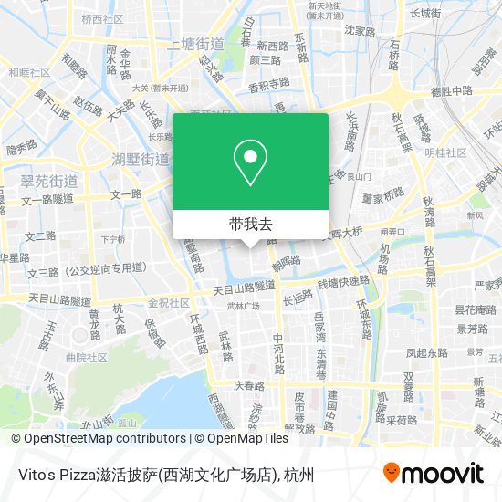 Vito's Pizza滋活披萨(西湖文化广场店)地图