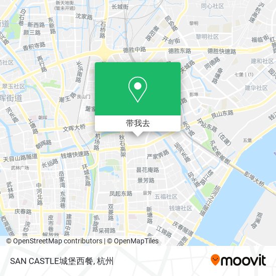 SAN CASTLE城堡西餐地图