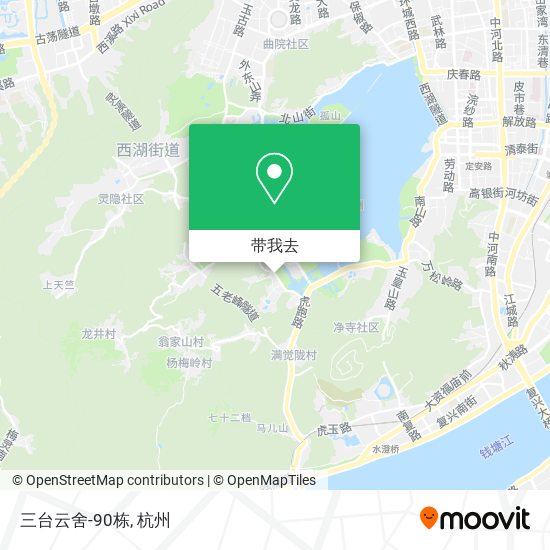 三台云舍-90栋地图