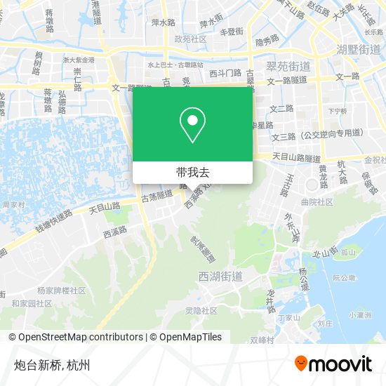 炮台新桥地图