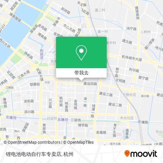 锂电池电动自行车专卖店地图