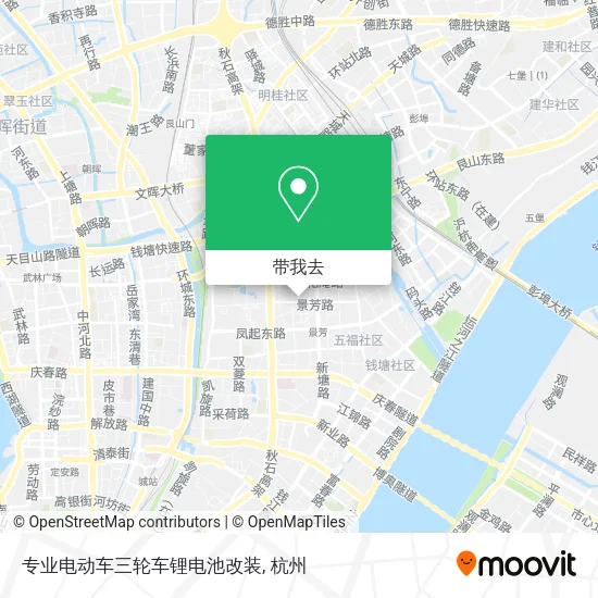 专业电动车三轮车锂电池改装地图