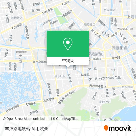 丰潭路地铁站-A口地图