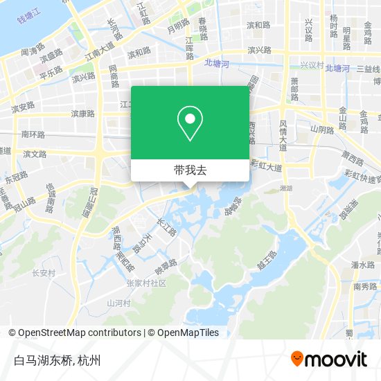白马湖东桥地图
