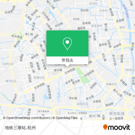 地铁三墩站地图