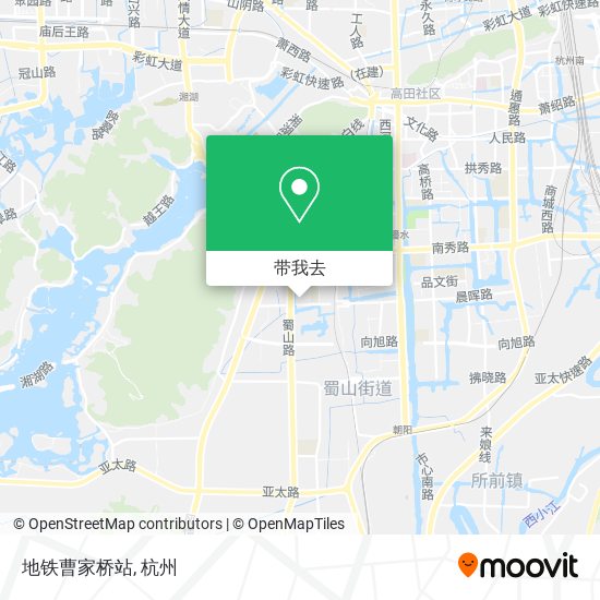 地铁曹家桥站地图