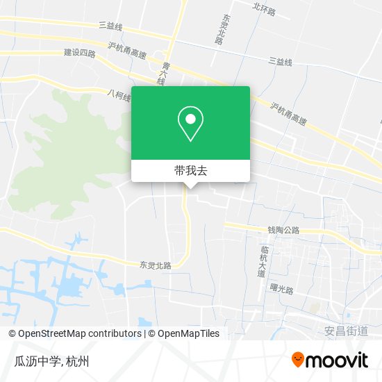瓜沥中学地图