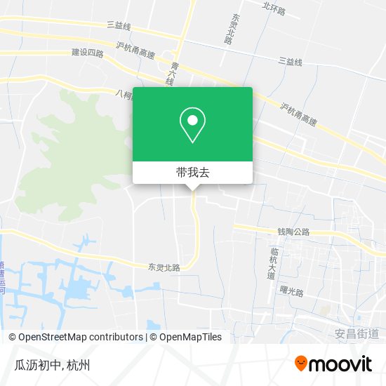 瓜沥初中地图