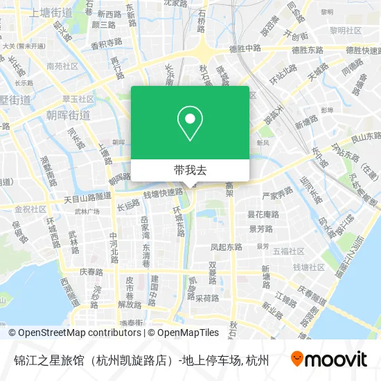 锦江之星旅馆（杭州凯旋路店）-地上停车场地图