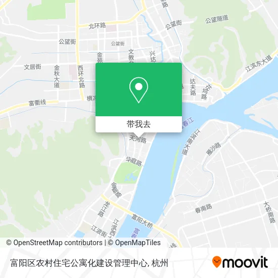富阳区农村住宅公寓化建设管理中心地图