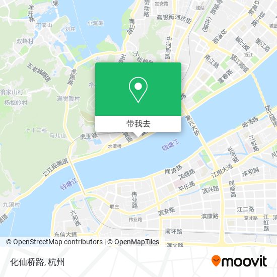 化仙桥路地图