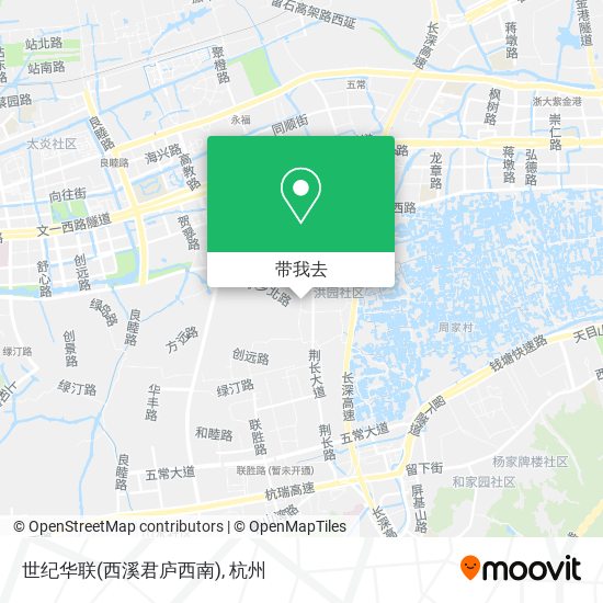 世纪华联(西溪君庐西南)地图