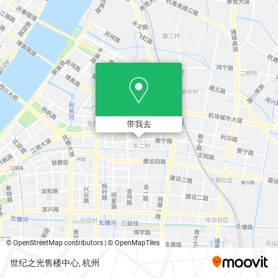 世纪之光售楼中心地图