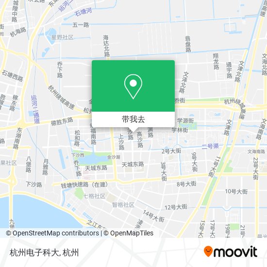 杭州电子科大地图