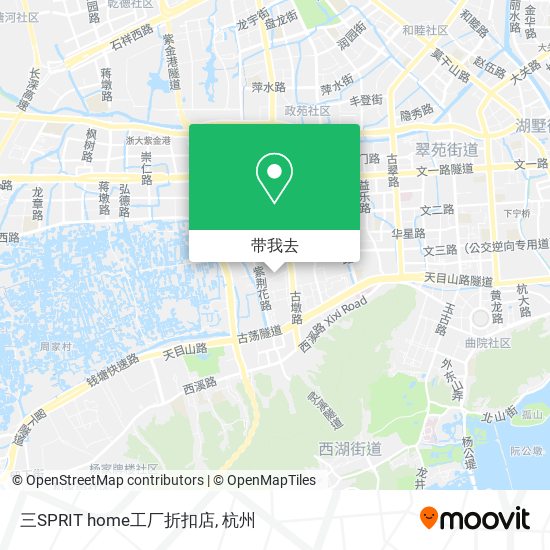 三SPRIT home工厂折扣店地图