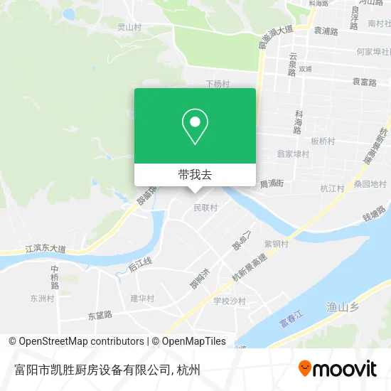 富阳市凯胜厨房设备有限公司地图