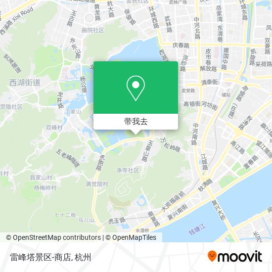 雷峰塔景区-商店地图