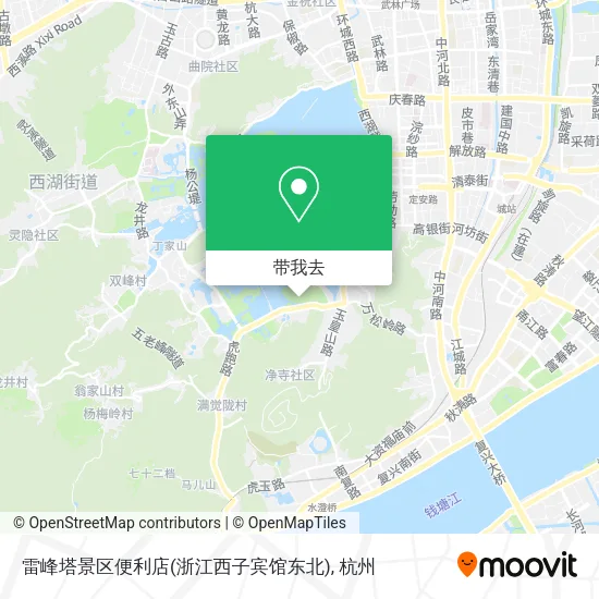 雷峰塔景区便利店(浙江西子宾馆东北)地图