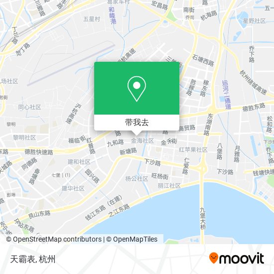 天霸表地图