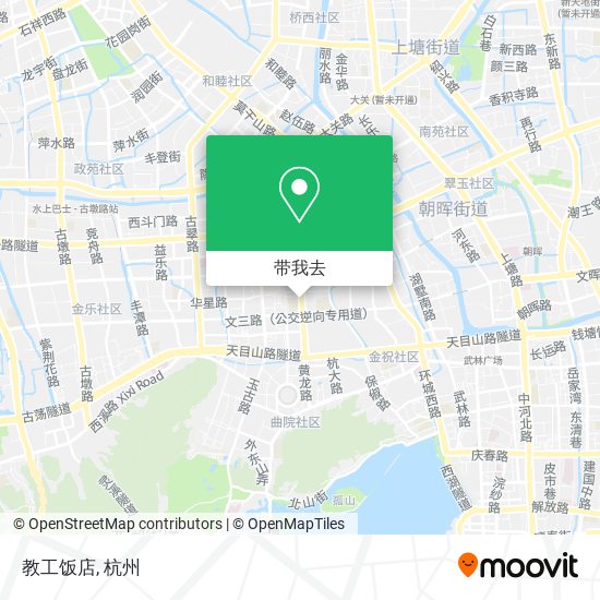 教工饭店地图