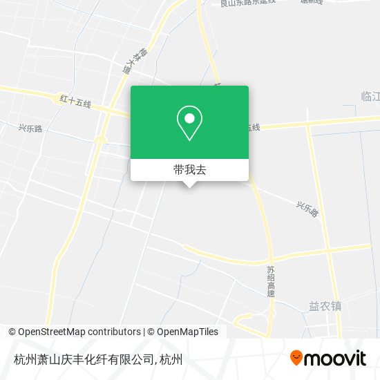 杭州萧山庆丰化纤有限公司地图