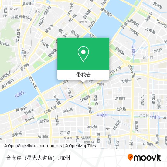 台海岸（星光大道店）地图