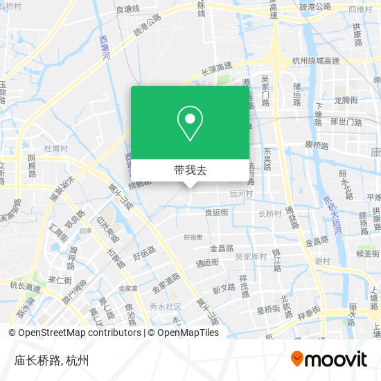 庙长桥路地图