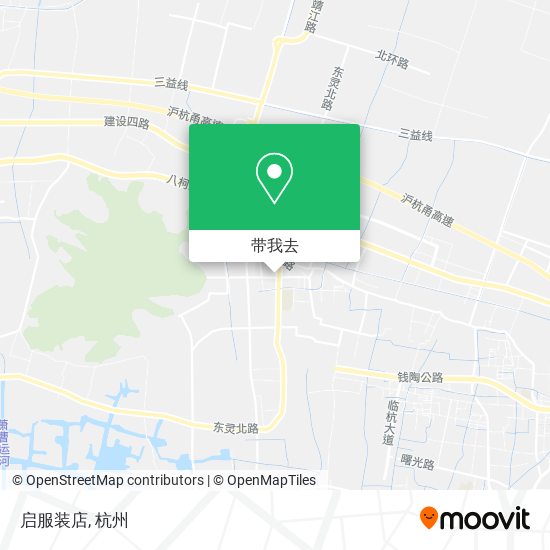 启服装店地图