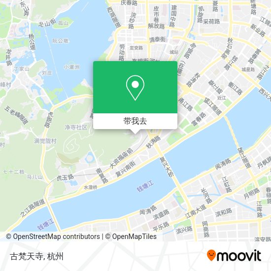 古梵天寺地图