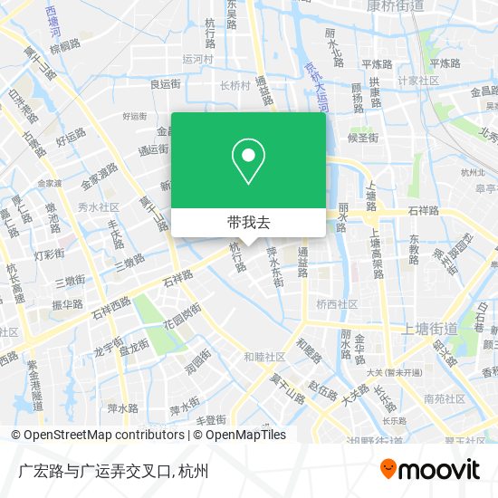 广宏路与广运弄交叉口地图