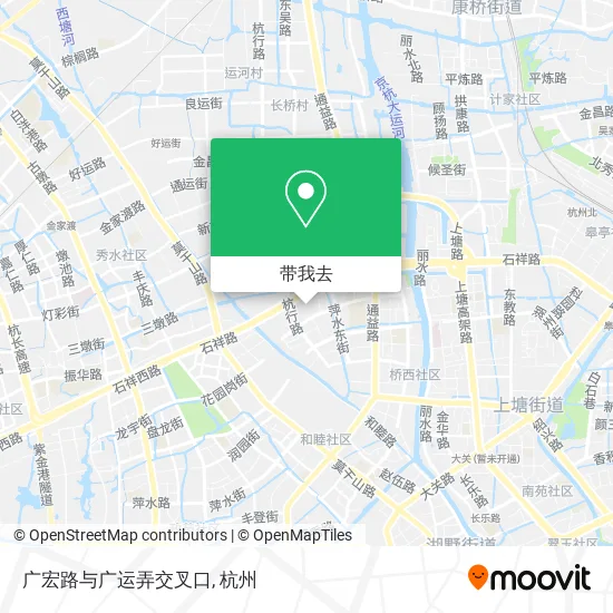 广宏路与广运弄交叉口地图