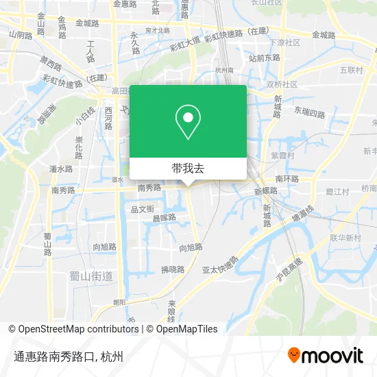 通惠路南秀路口地图