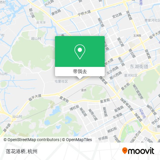 莲花港桥地图