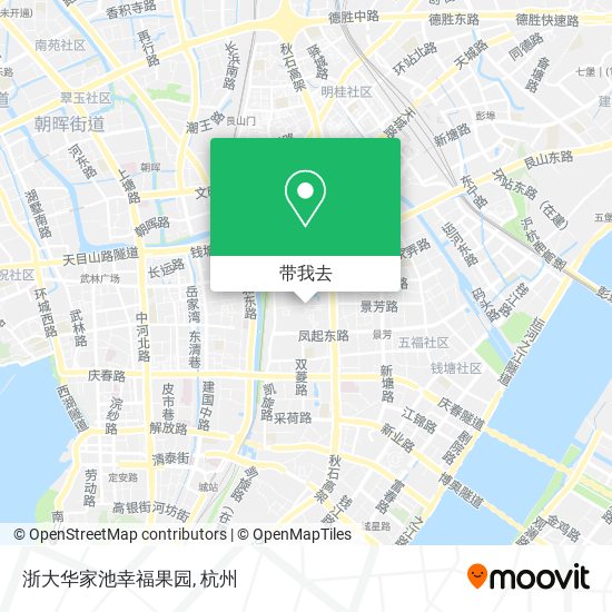 浙大华家池幸福果园地图